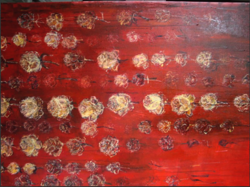 Oil on canvas - After conservation -  Treatment for active fungus